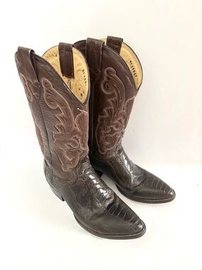 Circle G By Corral Exotic Cowboy Boots Ostrich Leather Western Men’s Size 9D